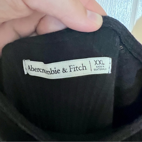Abercrombie & Fitch | Low Back Ribbed Knit Midi
Dress, Black, Size XXL - NWT - Picture 6 of 10